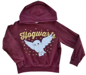Wizarding world vinrød  sweatshirt str. 134-140