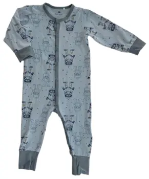 Celavi grågrøn langærmet heldragt str. 70