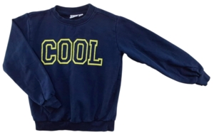 VRS mørkeblå langærmet sweatshirt str. 122-128