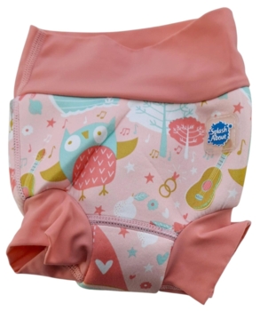 Splash about coralrøde blebadebukser str. 3-6 mdr