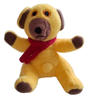 DR Krea gul lille siddende Bamse