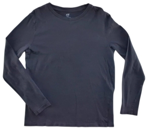 H&M mørkegrå langærmet T-shirt str. 146-152