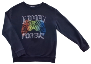 H&M sort langærmet sort sweatshirt str. 146-152