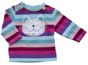 Danefæ stribet langærmet bluse str. 6 mdr