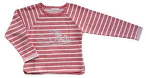 Aya Naya rødstribet langærmet sweatshirt str. 5