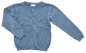 Friends blågrå langærmet finstrikket trøje str. 116