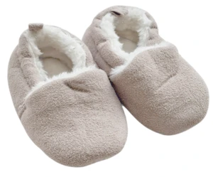 H&M lyse beige bløde futter str. 18-19