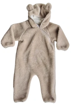 VRS lysebrun teddybear heldragt str. 74