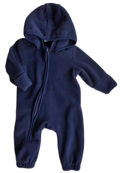 EnFant mørkeblå fleece køredragt str. 68