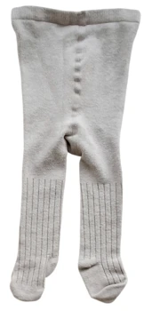 Be kids uld og viscose beige strømpebukser str. 68-74