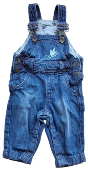 Lupilu blå denim overall's str. 68