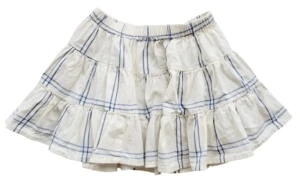 Marmar råhvid blåstribet nederdel str. 3 år