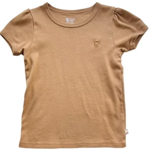 Katvig lysebrun-orange kortærmet bluse str. 128