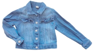 TU kids blå langærmet denimjakke str. 92-98