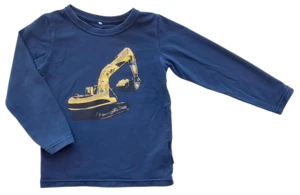 Name it mørkeblå tynd langærmet bluse str. 98