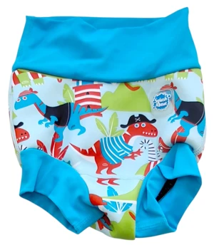 Splash aboute lyseblå blebadebukser str. L