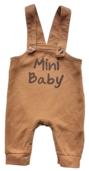 Shein lysebrune overall's str. 62