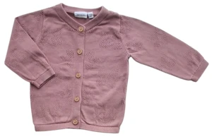 Name it mørk rosa finstrikket cardigan str. 68