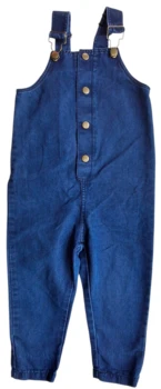 Friends blå tynde denim overall's str. 98