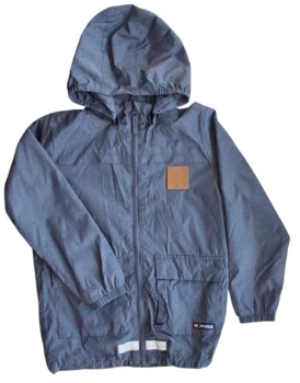 Lego wear grå sommerjakke str. 128