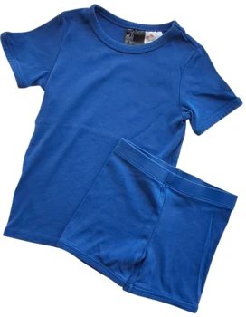 H&M blåt sommersæt str. 110-116