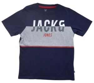 Jack & Jones mørkeblå kortærmet T-shirt str. 152