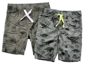 H&M to par armygrønne shorts str. 104