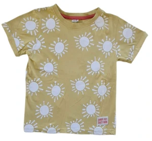 Zeeman gul kortærmet T-shirt str. 110-116