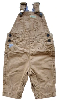Next baby lysebrune overall's str. 3-6 mdr