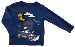 Name it mørkeblå langærmet T-shirt str. 98