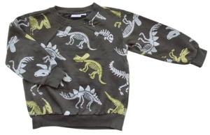 VRS armygrøn langærmet sweatshirt str. 98-104