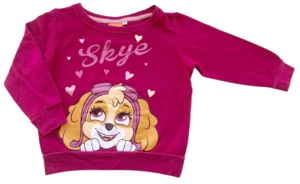 Nickelodeon rødpink langærmet sweatshirt str. 98