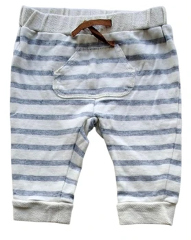 H&M råhvide stribede sweatpants str. 62
