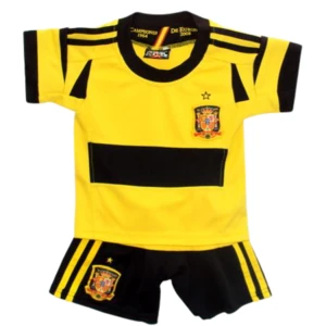 Sport wear gul/sort fodbold sæt str. 92