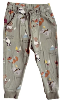 H&M grønne lange sweatpants str. 92