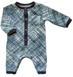 Small Rags grønternet sweat heldragt str. 56