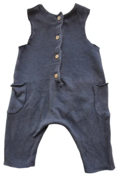 Zara mørkegrå strikket babyheldragt str. 68