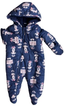 Disney baby mørkeblå flyverdragt str. 74