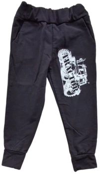 Sorte lange sweatpants str. 2 år