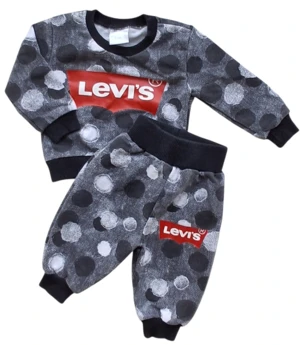 Levis gråt og sort babysæt str. 0-3 mdr