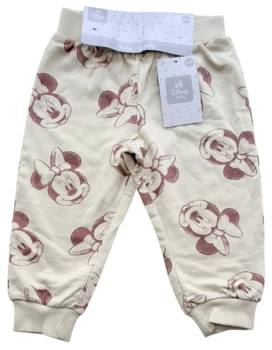 Nye Disney baby råhvide baby sweat pants str. 74-80