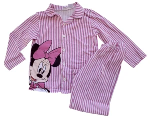LCW Disney baby pink stribet pyjamas str. 92-98