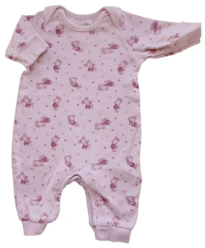 H&M Disney rosa langærmet heldragt str. 56