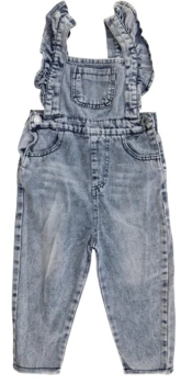 Lyse stonewashed denim overalls str. 98