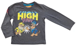 Nickelodeon mørkegrå langærmet bluse str. 104