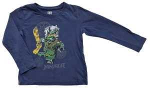 Lego mørkeblå langærmet t-shirt str. 104