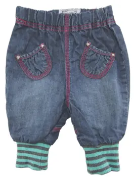 Phister&Philina denimbukser med røde stikninger