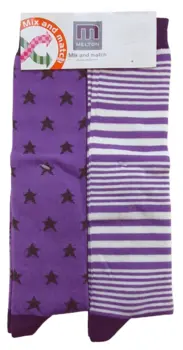 Nye Melton 2-pak knæstrømper