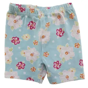 H&M søde lyseblå blomstrede shorts str. 62