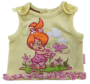 Hanna Barbera gul sommer top/kjole str. 62/68